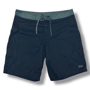REI Mens‎ Board Shorts Blue XL 10” Swim
